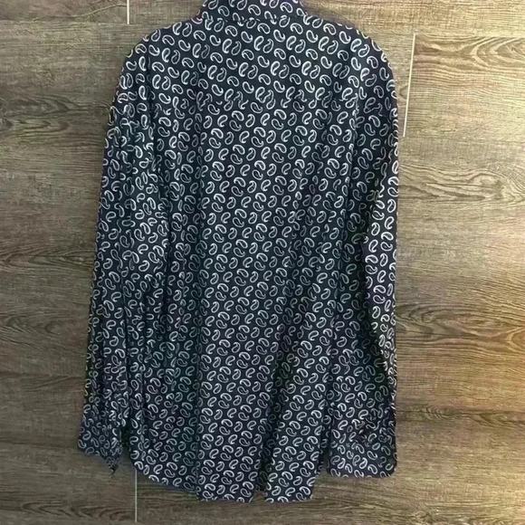 Alan Flusser Paisley Pattern Men's Shirt EUC - Picture 3 of 4